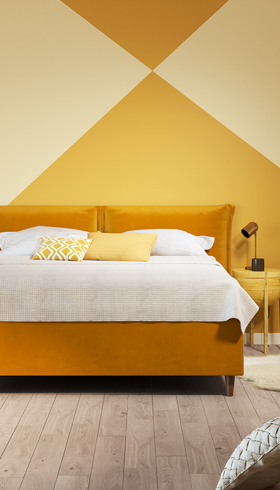 Sembella Polsterbett Cavalli Cosy Mustard